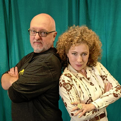 Me with Alex Kingston at Pensacon
